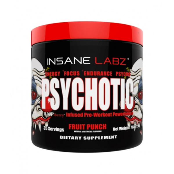 Insane Labz Psychotic Pre Workout Pack shot