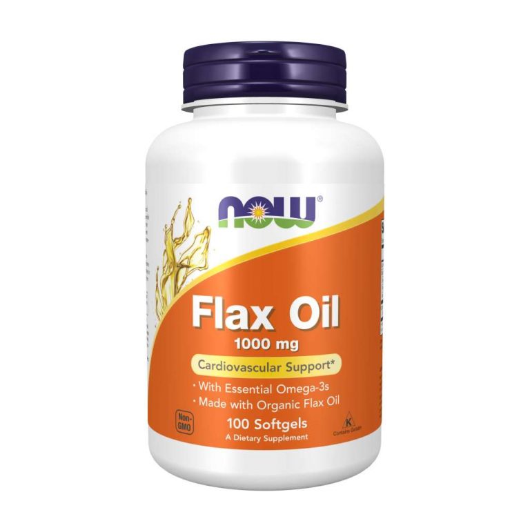 NOW Foods Flax Oil 1000mg Xtreme Nutrition