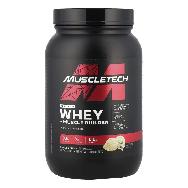 Muscletech Platinum Whey + Muscle Builder 1.8 lbs
