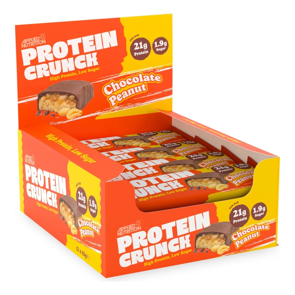 Applied Nutrition Protein Crunch Bars (box of 12)