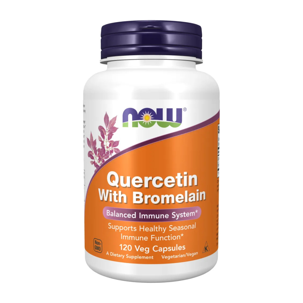 NOW Quercetin With Bromelain 120 capsules