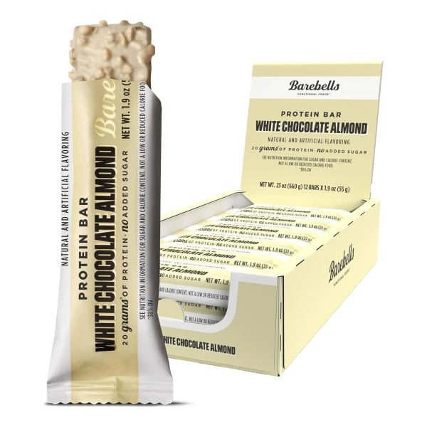 Barebells White Chocolate Almond (55g) 12-pack - White Chocolate Almond