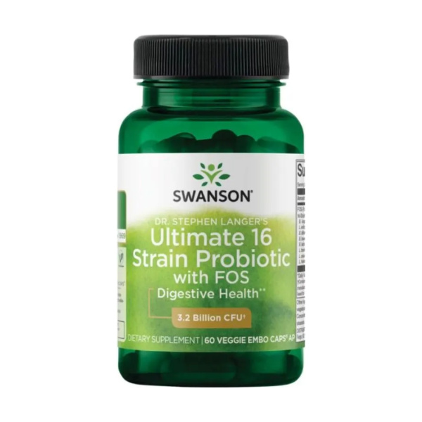 Swanson - Ultimate 16 Strain Probiotic with Fos